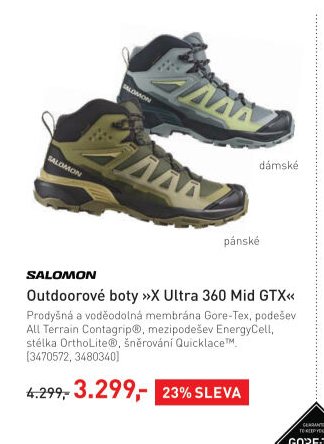 Salomon Outdoorové boty »X Ultra 360 Mid GTX«