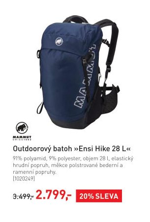 Mammut Outdoorový batoh »Ensi Hike 28 L«