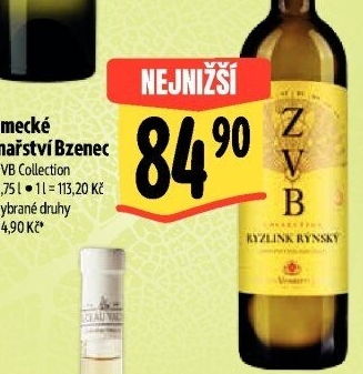 Vína Collection Zámecké vinařství Bzenec