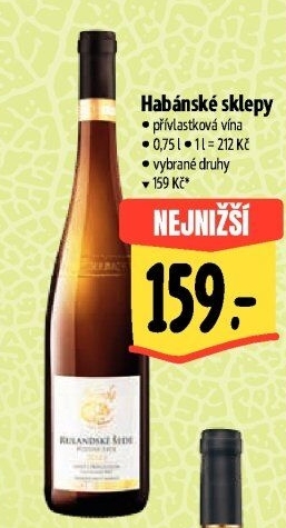 Vína Habánské sklepy - přívlastková