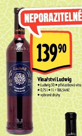 Vína Ludwig 30 Vinařství Ludwig - přívlastková