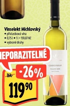 Vína Vinselekt Michlovský - přívlastková