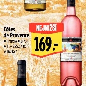 Víno Côtes de Provence Sommelier Collection