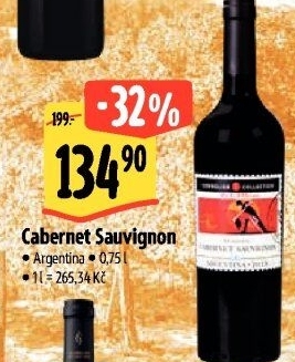 Víno Cabernet Sauvignon Sommelier Collection