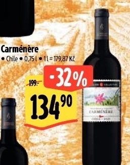 Víno Carménére Sommelier Collection
