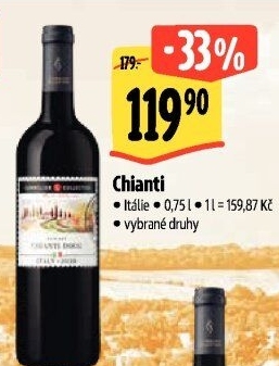 Víno Chianti Sommelier Collection