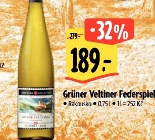 Víno Grüner Veltliner Federspiel Sommelier Collection
