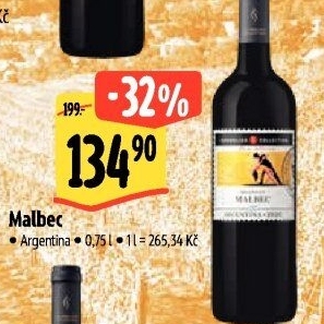 Víno Malbec Sommelier Collection