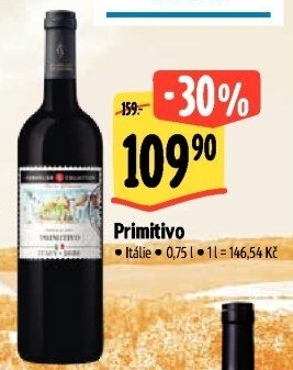 Víno Primitivo Puglia Sommelier Collection