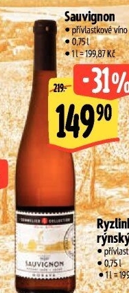 Víno Sauvignon Sommelier Collection - přívlastkové