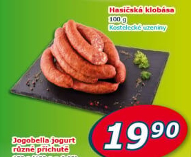 Hasičská klobása Kostelecké uzeniny