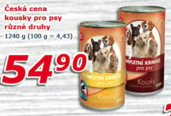 Konzerva pro psy Česká cena