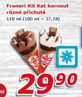 Nanuk kornout Kit Kat Nestlé