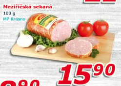 Sekaná pečená Meziříčská Krásno