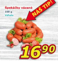 Špekáčky vázané Váhala