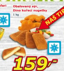 Sýr obalovaný mražený