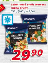 Zelenina mražená Nowaco