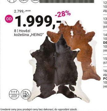 Hovězí kožešina HEINO