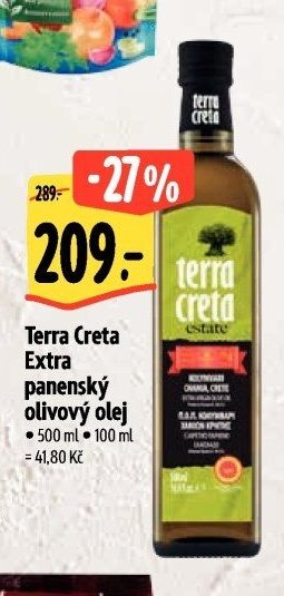 Terra Creta Extra panenský olivový olej