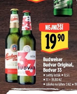 Budweiser Budvar Original, Budvar 33