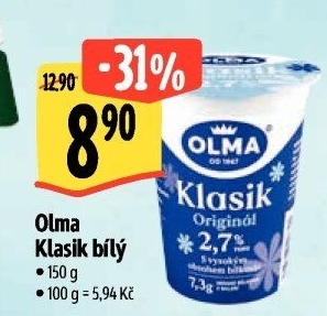 Bílý jogurt Klasik Olma