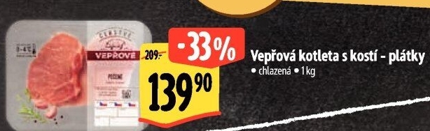 Kotleta vepřová s kostí Albert