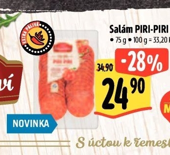 Salám Piri-Piri Albertovo uzenářství
