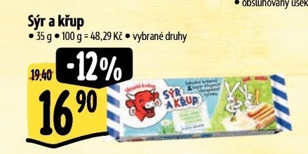 Sýr a křup Veselá kráva