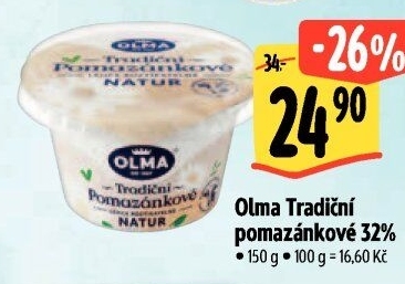 Tradiční pomazánkové Olma