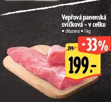 Vepřová panenská svíčková