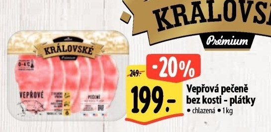 Vepřová pečeně bez kosti Královská Albert