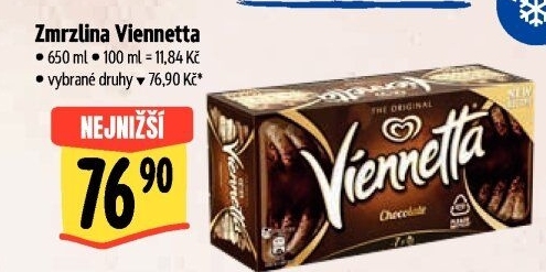 Zmrzlinová roláda Viennetta Algida