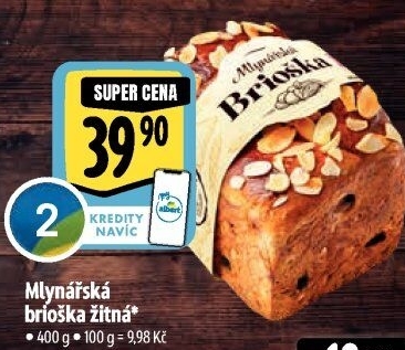 Brioška Mlynářská žitná Albert