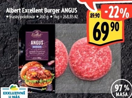 Burger Angus Albert Excellent
