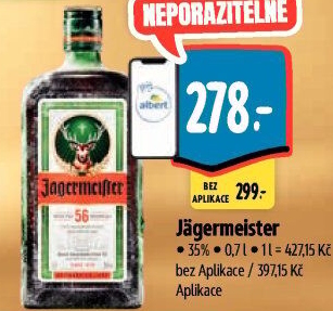Bylinný likér Jägermeister