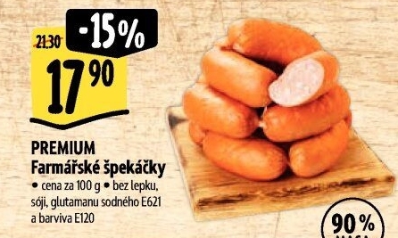 Farmářské špekáčky Premium