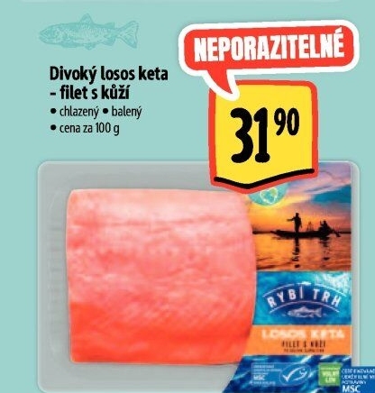 Losos divoký Keta filety Albert