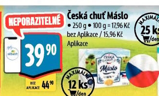 Máslo Česká chuť