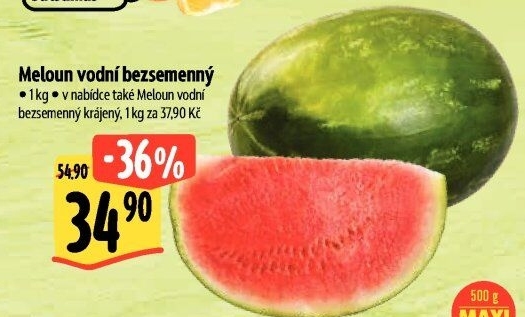 Meloun vodní bezsemenný