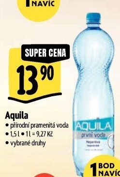 Přírodní voda Aquila