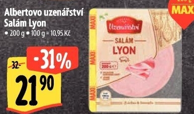 Salám Lyonský Albertovo uzenářství