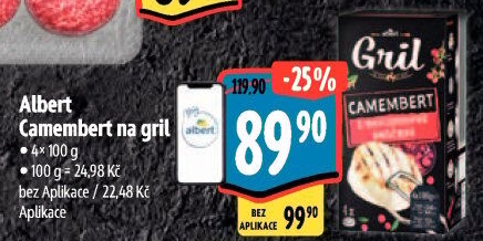 Sýr Camembert na gril Albert Gril