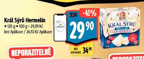 Sýr Hermelín Král sýrů
