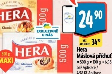 Tuk s máslovou příchutí Hera