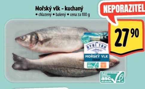 Vlk mořský kuchaný Albert