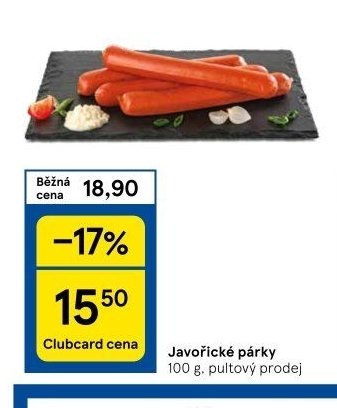 Javořické párky