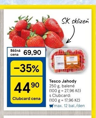 Tesco Jahody