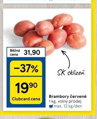 Brambory červené
