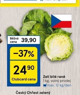 Zelí bílé rané