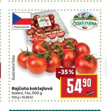 Rajčata koktejlová